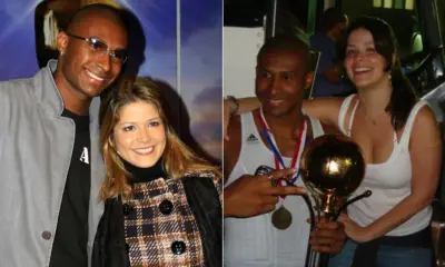 Cenas de um ex-casamento: Samara Felippo e o jogador de basquete Leandrinho Barbosa (em 2008, à esquerda; e em 2009, à direita)